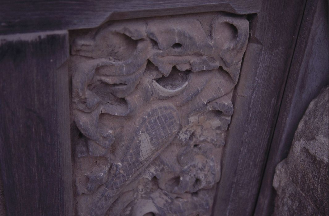 vantaux : Annonciation, détail