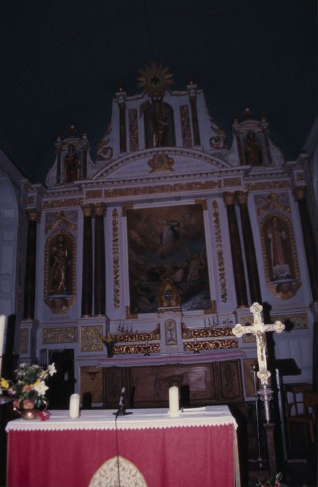 maître-autel, retable, gradins d'autel, tabernacle