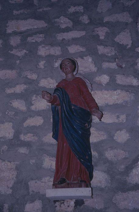 statue : sainte Barbe