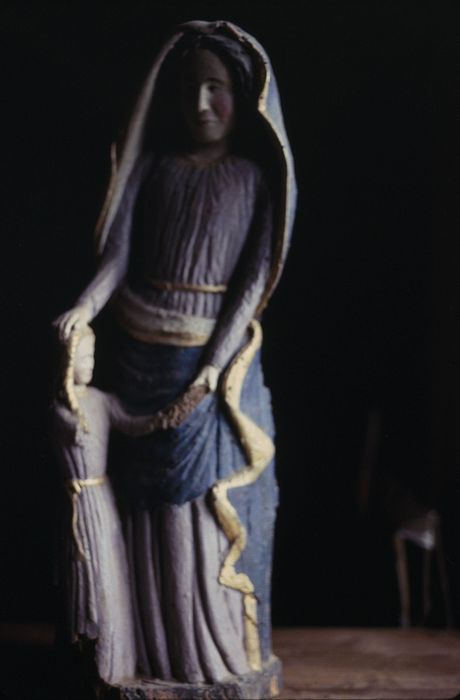 groupe sculpté : Éducation de la Vierge