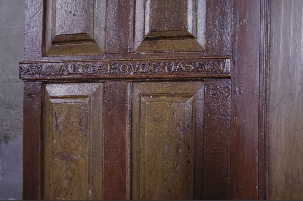 chaire à prêcher, détail