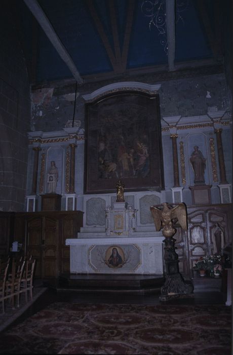 retable latéral sud, tableau : Adoration des Mages