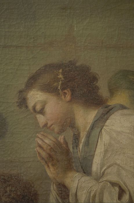 tableau : Adoration du Sacré-coeur, détail