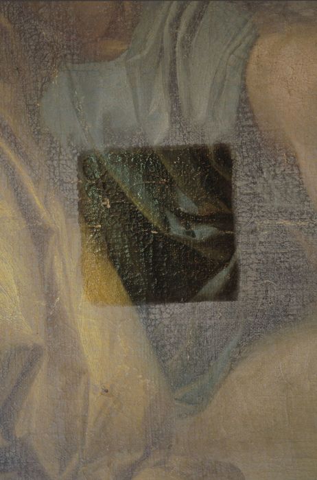 tableau : Adoration du Sacré-coeur, détail