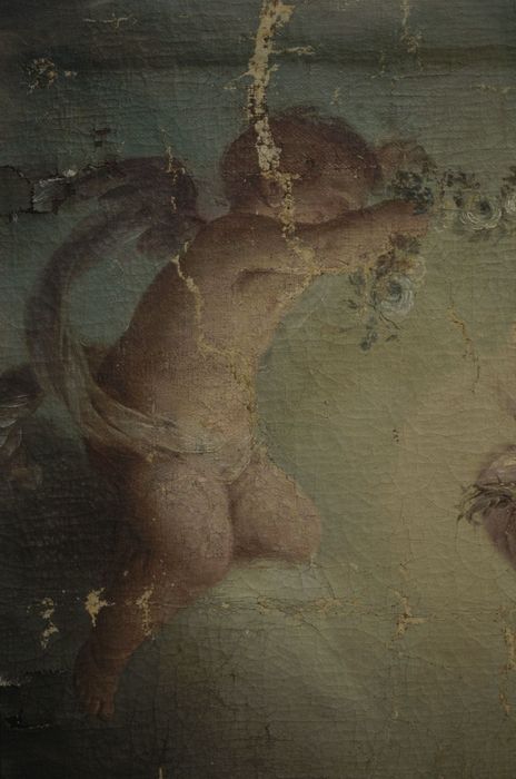 tableau : Adoration du Sacré-coeur, détail