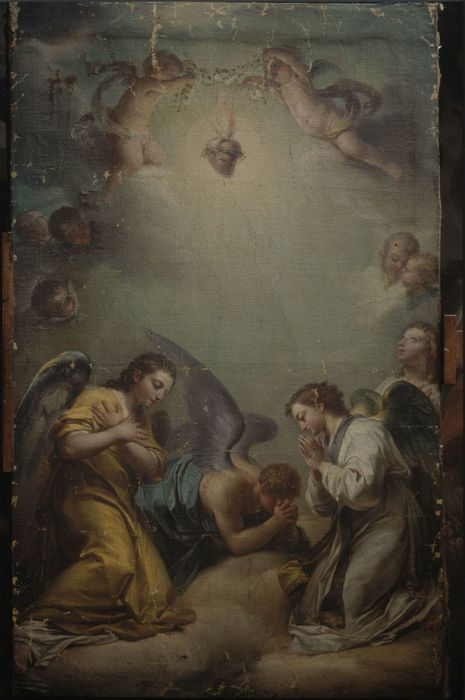 tableau : Adoration du Sacré-coeur