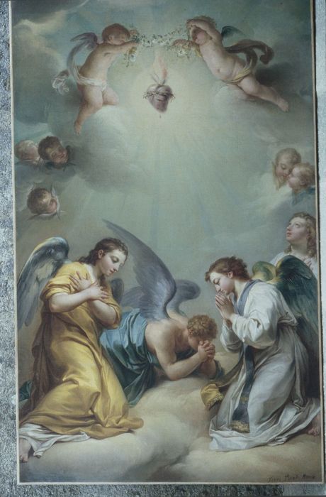 tableau : Adoration du Sacré-coeur