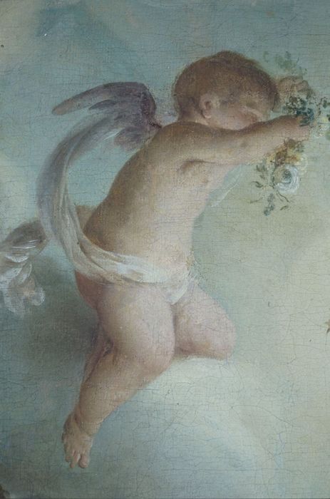 tableau : Adoration du Sacré-coeur, détail