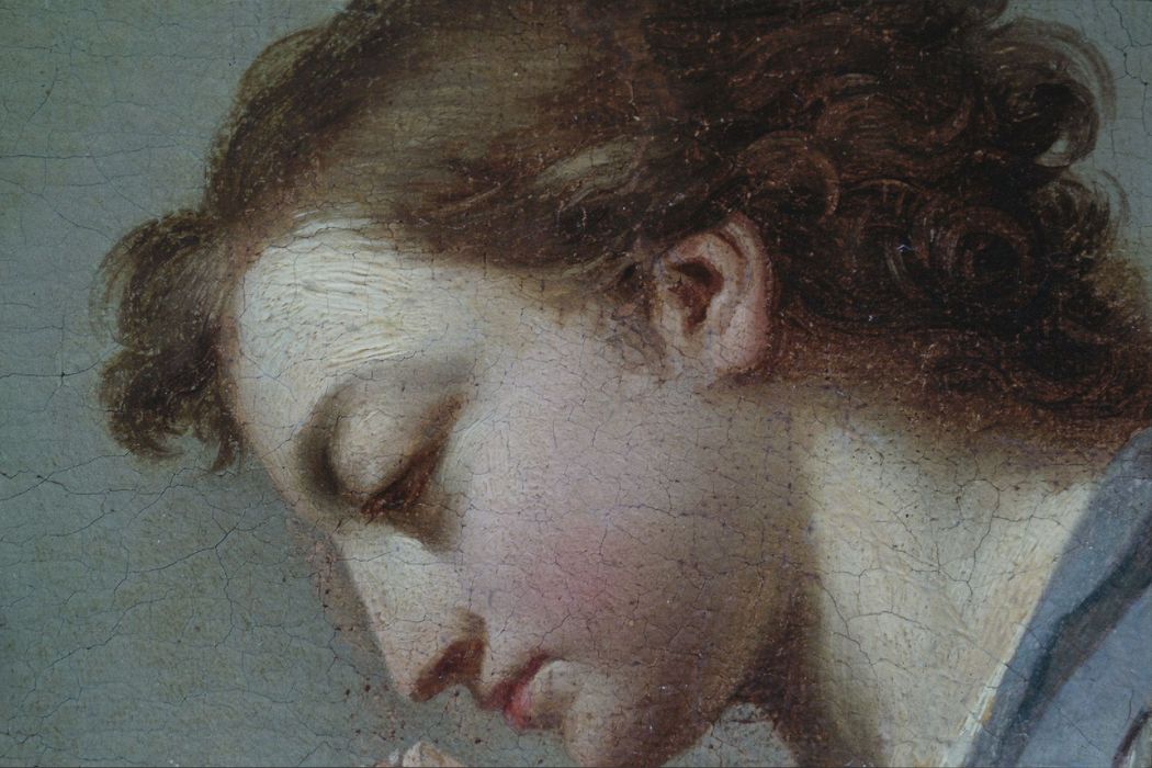 tableau : Adoration du Sacré-coeur, détail