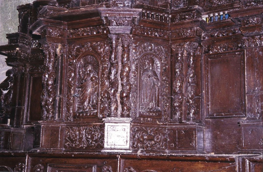 retable, détail