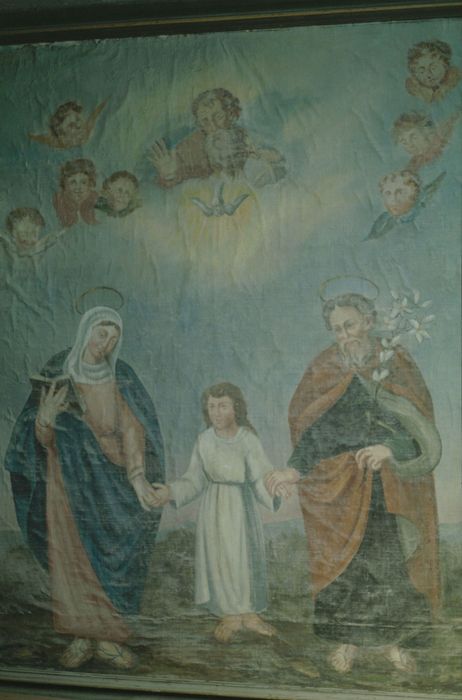 tableau : Sainte Famille et Trinité