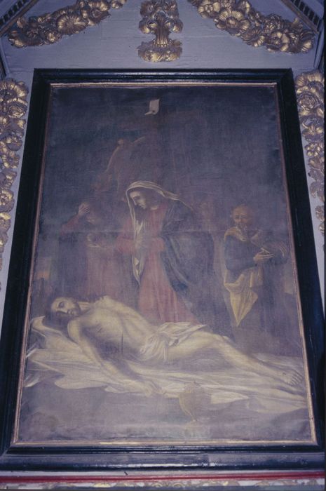 Tableau : Déploration sur le Christ mort