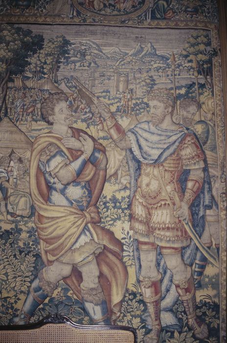 pièce murale : Remise d'un bâton de commandement