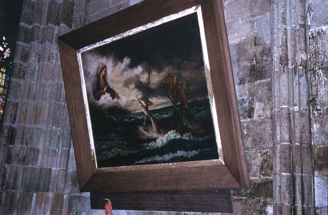 tableau ex-voto : naufrage de la Perle (le)