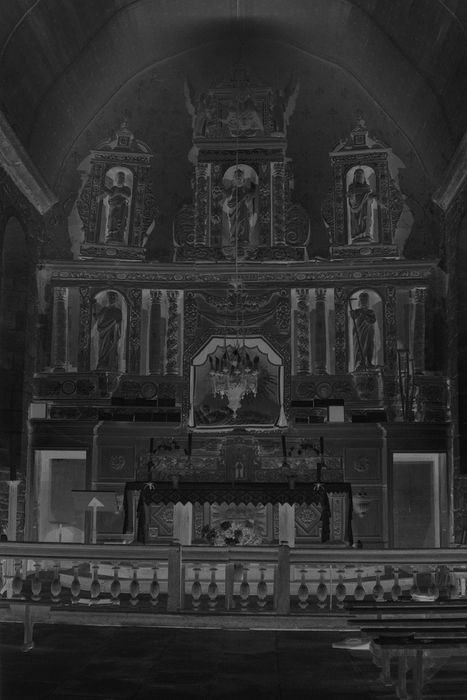 maître-autel, retable, tabernacle