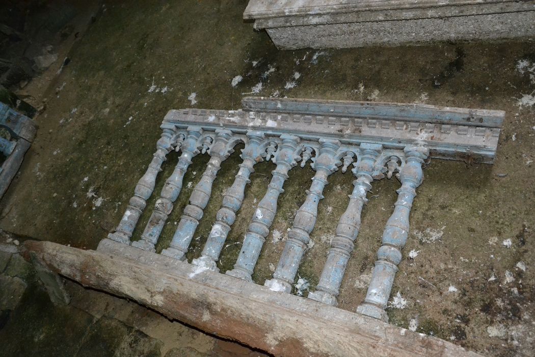 clôture de choeur (table de communion), vue partielle