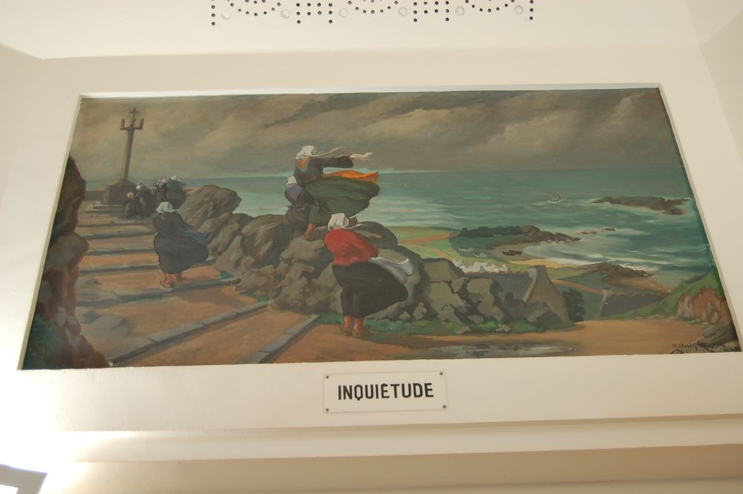 peinture monumentale : Inquiétude - © Ministère de la Culture (France), Archives départementales des Côtes-d’Armor, Conservation des antiquités et des objets d’art – Tous droits réservés