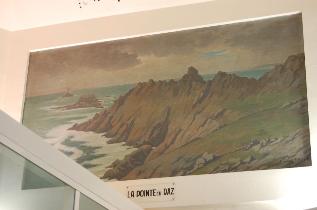 peinture monumentale : Pointe du Raz - © Ministère de la Culture (France), Archives départementales des Côtes-d’Armor, Conservation des antiquités et des objets d’art – Tous droits réservés
