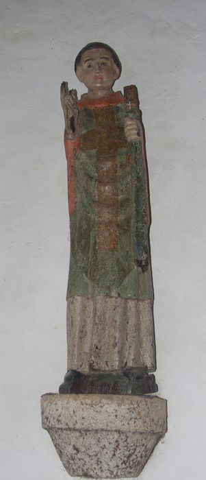 statue : Saint abbé