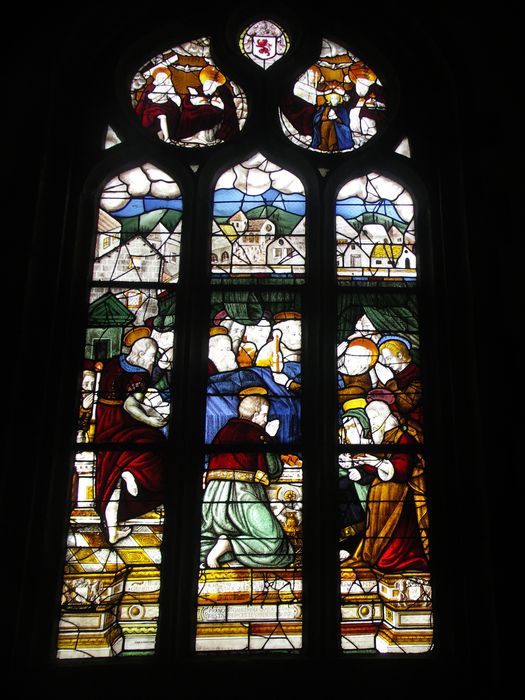 verrière : Dormition de la Vierge