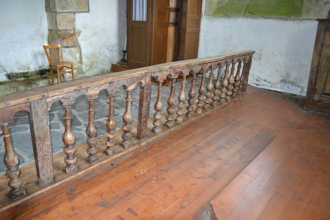 clôture de choeur (table de communion), vue partielle