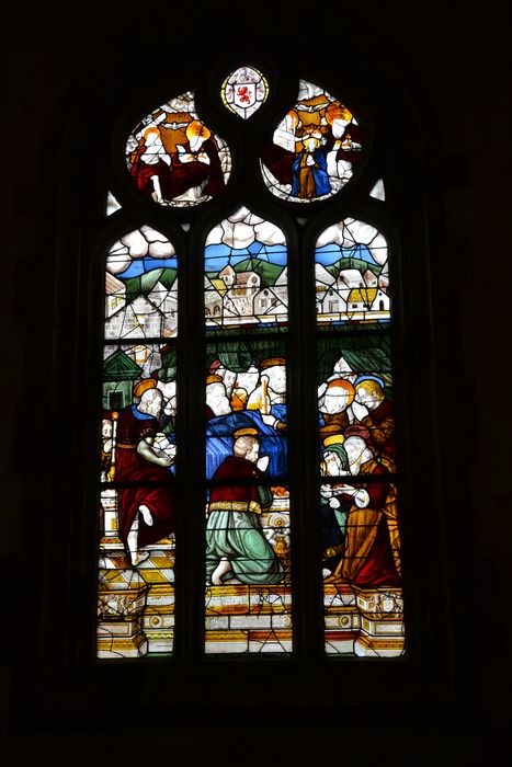 verrière : Dormition de la Vierge