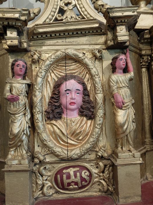 retable du maître-autel, détail du tabernacle