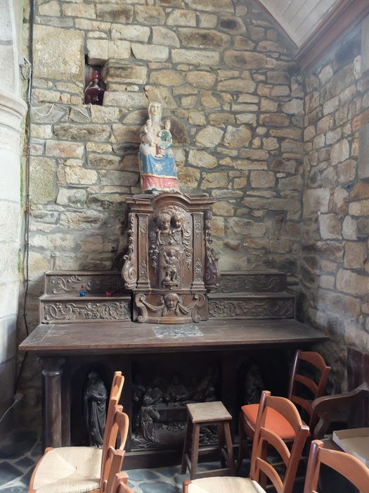 tabernacle, gradins de l'autel latéral sud