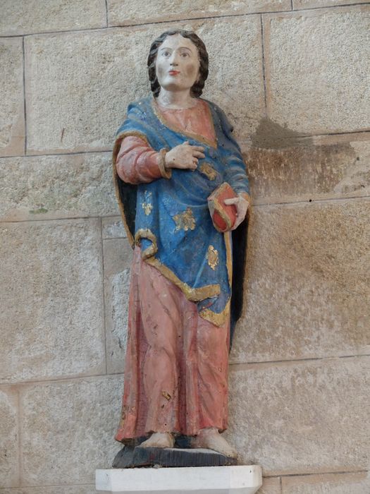 statue : Saint Jean - © Ministère de la Culture (France), Archives départementales des Côtes-d’Armor, Conservation des antiquités et des objets d’art – Tous droits réservés