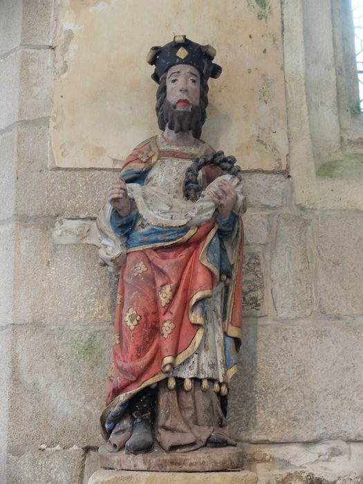 statue : Saint Nicodème - © Ministère de la Culture (France), Archives départementales des Côtes-d’Armor, Conservation des antiquités et des objets d’art – Tous droits réservés