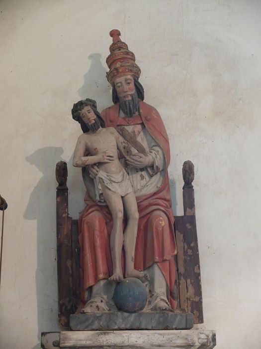 groupe sculpté : Sainte Trinité - © Ministère de la Culture (France), Archives départementales des Côtes-d’Armor, Conservation des antiquités et des objets d’art – Tous droits réservés