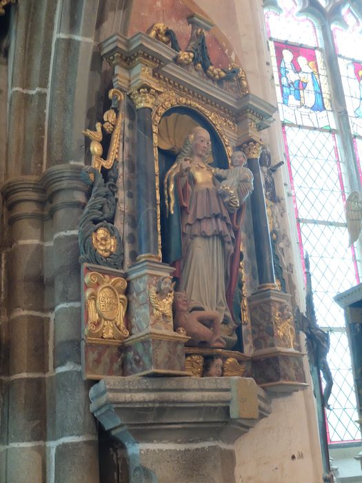 statue : Vierge à l'Enfant dite Notre-Dame de Kerfons