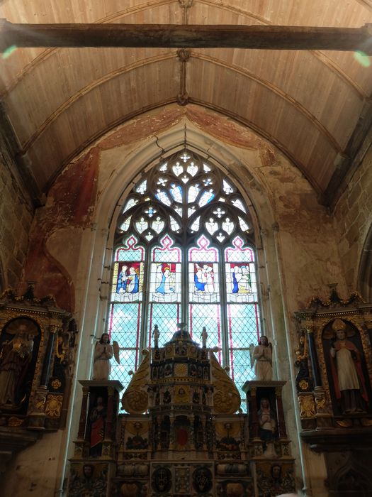 verrière de la baie 0 : Scènes de la vie de la Vierge