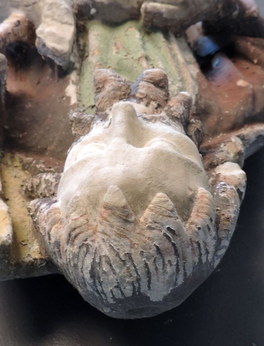 Statuette de Saint Jean-Baptiste, détail