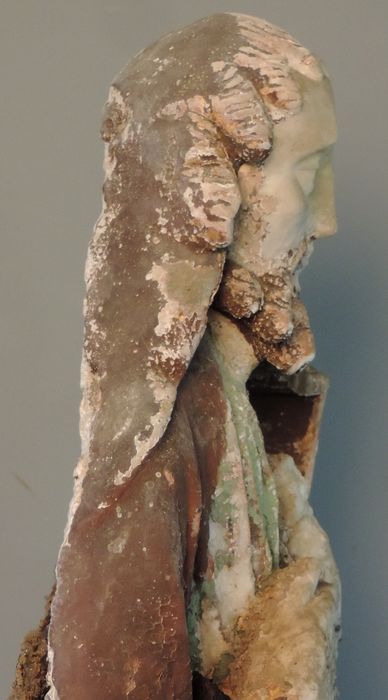 Statuette de Saint Jean-Baptiste, détail
