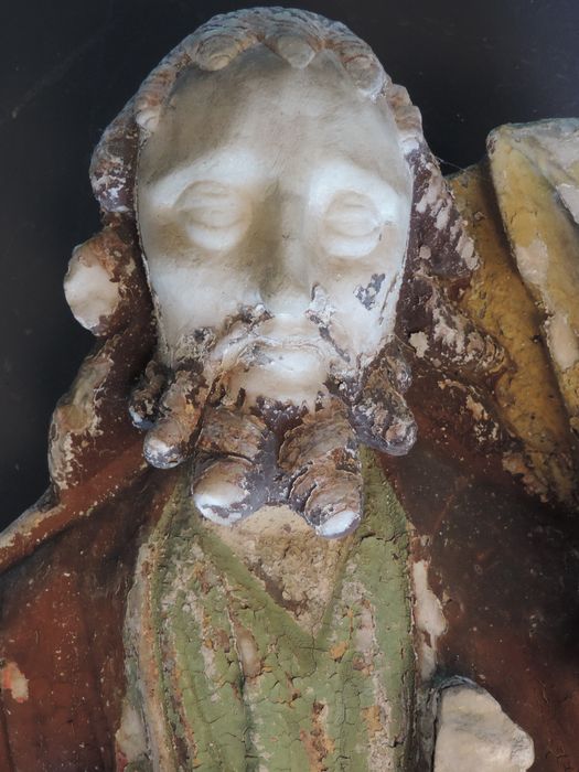Statuette de Saint Jean-Baptiste, détail