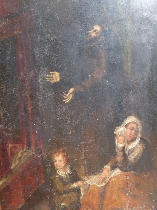 tableau : La Bonne Mort, détail