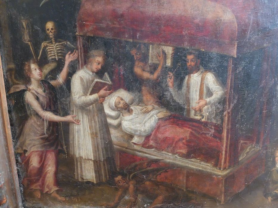 tableau : La Bonne Mort, vue partielle