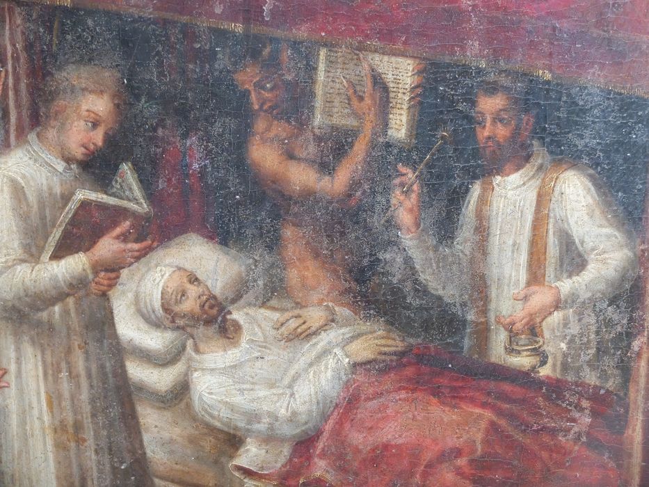 tableau : La Bonne Mort, détail