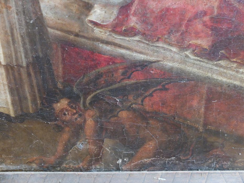 tableau : La Bonne Mort, détail