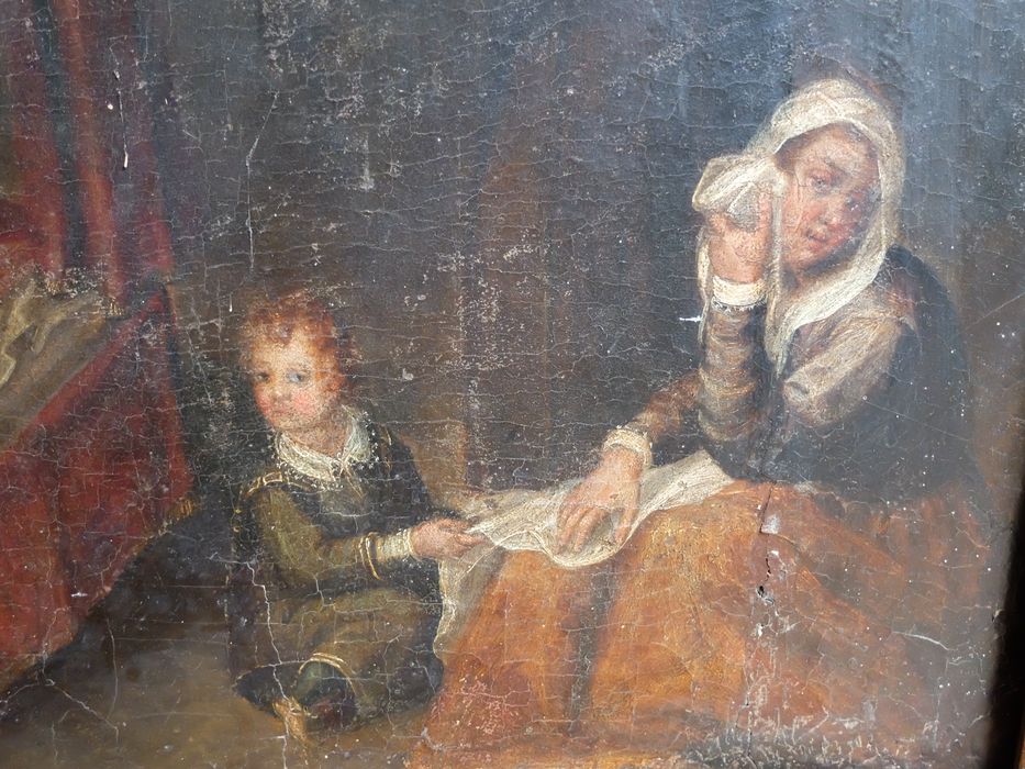 tableau : La Bonne Mort, détail