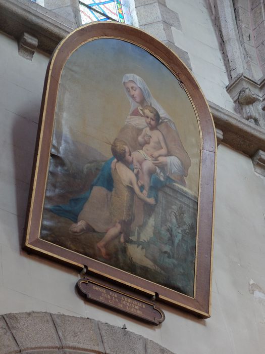 tableau : Vierge à l'Enfant et saint Jean-Baptiste