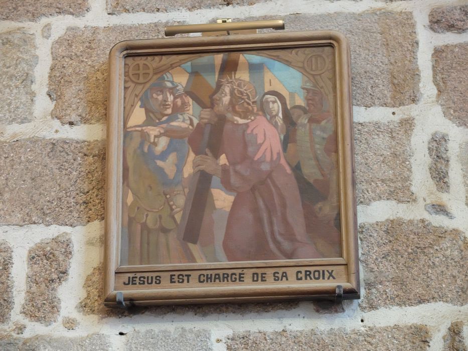 chemin de croix (peinture monumentale), détail d’une station