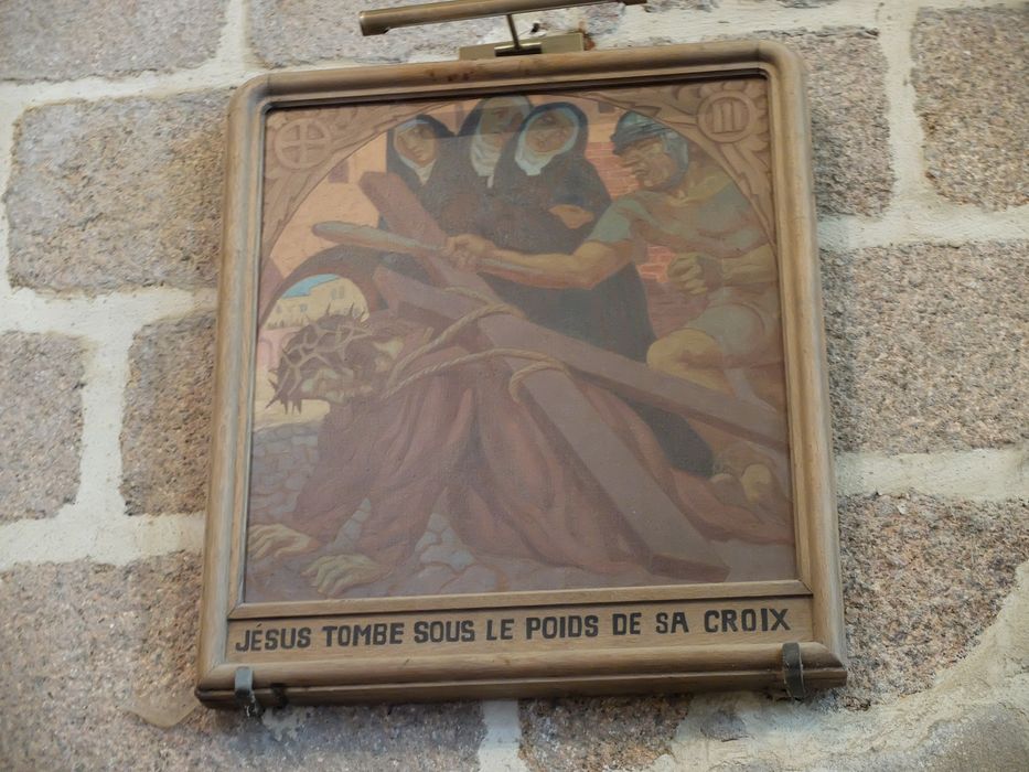 chemin de croix (peinture monumentale), détail d’une station