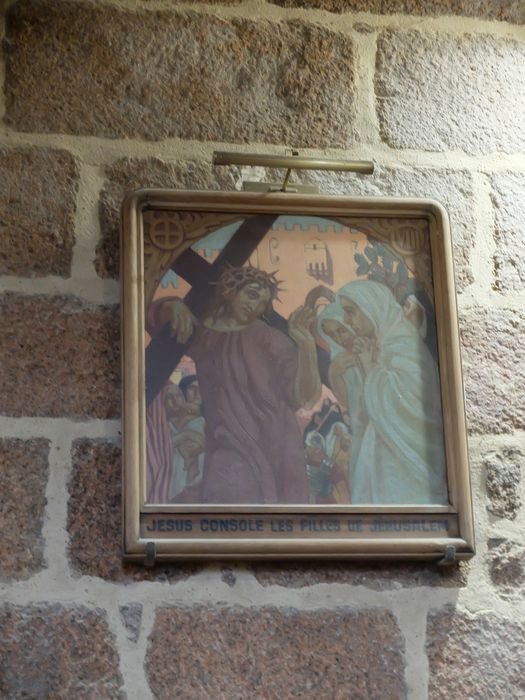 chemin de croix (peinture monumentale), détail d’une station