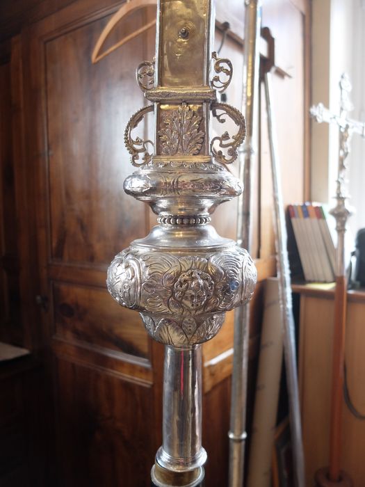 croix de procession, détail