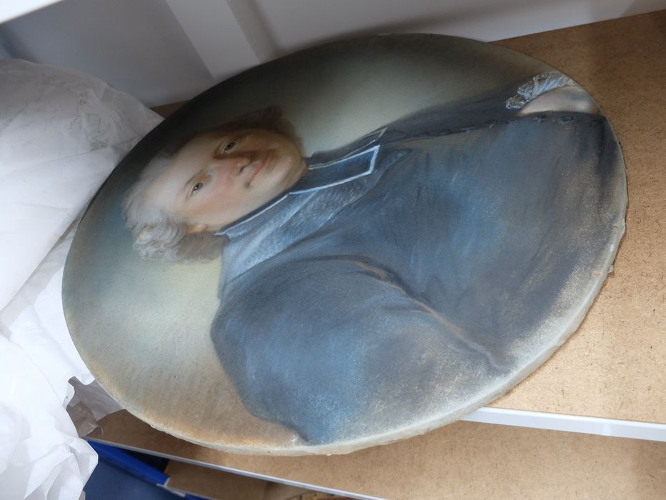 tableau : Portrait de l'abbé de Talhouet de Séverac - © Ministère de la Culture (France), Archives départementales des Côtes-d’Armor, Conservation des antiquités et des objets d’art – Tous droits réservés