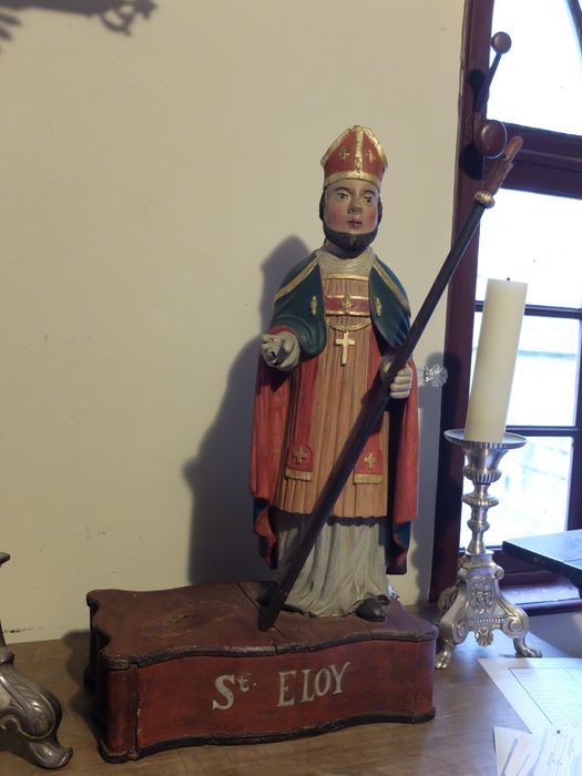 statue-tronc : Saint Eloi