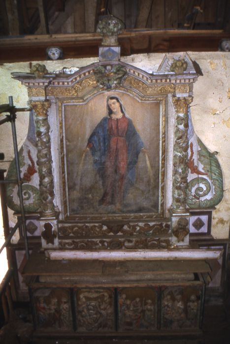 retable, devant d'autel, tableau : Vierge de l’Immaculée conception