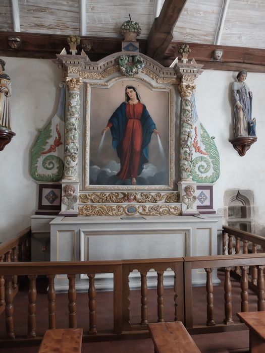 retable, tableau : Vierge de l’Immaculée conception